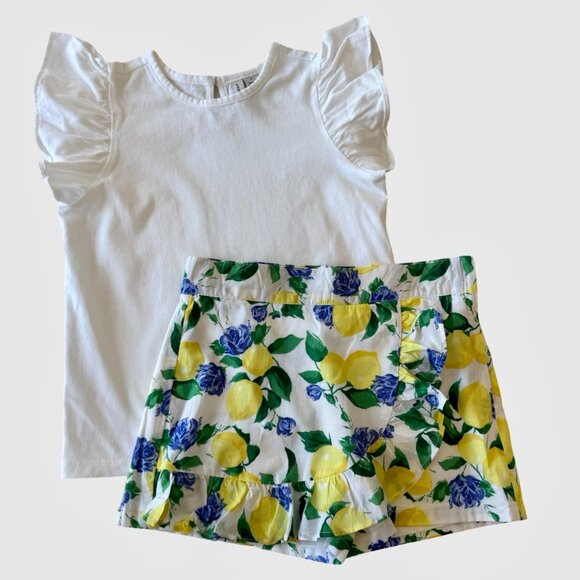 Girls Janie & Jack Summer Skort Set, Size 7 - Picture 1 of 7